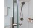 Modern shower features sleek fixtures, white subway tile, and convenient storage niches at 159 Medallion Blvd # H, Madeira Beach, FL 33708