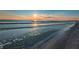 Beach view with ocean waves and sun at 18201 Gulf Blvd # 201, Redington Shores, FL 33708