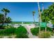 Community beach park and garden with pathway and seating at 18201 Gulf Blvd # 201, Redington Shores, FL 33708