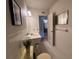 Charming bathroom with vanity sink and decorative accents at 2255 Philippine Dr # 21, Clearwater, FL 33763