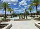 Community splash pad and covered gazebos provide a fun and relaxing space for residents to enjoy at 33034 Sand Creek Dr, Wesley Chapel, FL 33543