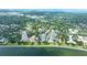 Expansive aerial view of luxury waterfront condos in a vibrant Tampa Bay neighborhood at 3435 Bayshore Blvd # 2100P, Tampa, FL 33629
