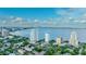 Stunning aerial view showcasing the waterfront condos and cityscape views at 3435 Bayshore Blvd # 2100P, Tampa, FL 33629