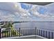 Stunning water views from the balcony of this amazing property on a bright sunny day at 3435 Bayshore Blvd # 2100P, Tampa, FL 33629