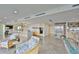 Open-concept living space featuring a custom wine cellar, modern kitchen, and stylish decor at 3435 Bayshore Blvd # 2100P, Tampa, FL 33629