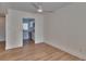 Bright living room with views into kitchen featuring modern appliances and neutral finishes at 3751 Pompano Se Dr # 3751, St Petersburg, FL 33705