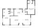 Detailed floor plan illustrating the layout of the house, including room dimensions at 6213 10Th S Ave, Gulfport, FL 33707