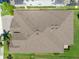 Overhead view of the home highlighting the roof, landscaping, and position within the neighborhood at 6307 Salt Creek Ave, Apollo Beach, FL 33572