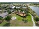 Aerial view of the playground and amenities at the community clubhouse at 6307 Salt Creek Ave, Apollo Beach, FL 33572