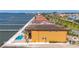 Waterfront home with a private dock, swimming pool, and spa, offering direct access to the bay at 6408 Bright Bay Ct, Apollo Beach, FL 33572