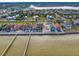 An aerial view of waterfront homes and docks, in the Tampa Bay area at 6408 Bright Bay Ct, Apollo Beach, FL 33572