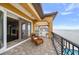 Relaxing balcony features seating and breathtaking ocean views at 6408 Bright Bay Ct, Apollo Beach, FL 33572