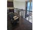 This sitting area features stylish wicker chairs, a small bar, and a view of the ocean at 6408 Bright Bay Ct, Apollo Beach, FL 33572