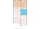 Floorplan featuring bedrooms, bath, kitchen, living room, and garage with measurements provided at 6745 Basswood Cir, Zephyrhills, FL 33542
