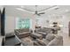 Bright living room featuring modern furnishings and open floor plan at 7504 Carissa, Punta Gorda, FL 33955