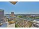 Balcony offers a stunning view of the city, river, and skyline from a high vantage point at 777 N Ashley Dr # 3002, Tampa, FL 33602