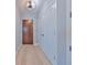 Hallway with closet and entry doors provides access to the living spaces at 777 N Ashley Dr # 3002, Tampa, FL 33602