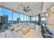 Bright and airy living room featuring amazing views and an open layout at 777 N Ashley Dr # 3002, Tampa, FL 33602
