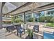 This patio is surrounded by lush landscaping and has plenty of space to sit and enjoy the sun or the shade at 777 N Ashley Dr # 3002, Tampa, FL 33602