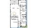 Detailed floor plan showcases an open-concept layout with spacious kitchen, bedrooms, and lanai at 11834 Mile Marsh Dr, Riverview, FL 33569