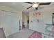Bright bedroom with bunkbeds, ample storage, and a closet at 13234 Great Plains Dr, Riverview, FL 33579