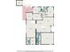 Detailed floor plan layout of the home, showcasing room dimensions at 1557 Robinson N Dr, St Petersburg, FL 33710