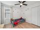 This cheerful bedroom is filled with toys and Spiderman themed decorations at 17331 White Mangrove Dr, Wimauma, FL 33598