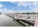 Boat slips with water views and a peaceful atmosphere, providing convenient access to waterways for residents at 19 Crescent S Pl, St Petersburg, FL 33711