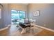 Beautiful dining room with sliding glass doors leading to outdoor living area at 211 Royal Bonnet Dr, Apollo Beach, FL 33572