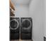 Convenient laundry room with modern, front-load washer and dryer at 3612 W Pearl Ave, Tampa, FL 33611