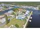 Waterfront home boasts dock, lush landscaping, and proximity to marina at 4039 Casa Ct, Hernando Beach, FL 34607