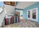 Practical outdoor bar area equipped with a sink, counter space, and easy access to the canal and home at 4039 Casa Ct, Hernando Beach, FL 34607
