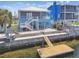 Gorgeous waterfront home offering a private dock and waterfront terrace with scenic views for ultimate waterfront enjoyment at 4039 Casa Ct, Hernando Beach, FL 34607