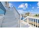 Staircase leading to a waterfront dock with beautiful water views at 4039 Casa Ct, Hernando Beach, FL 34607