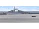 Expansive water view featuring the iconic Sunshine Skyway Bridge in the distance at 5200 Brittany S Dr # 1807, St Petersburg, FL 33715