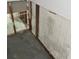 A blank canvas: unfinished basement with exposed framework, offering renovation opportunities at 5312 Berkley Rd, New Port Richey, FL 34652