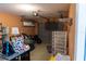 Spacious garage with ample storage and an automatic garage door at 6516 Remus Dr, New Port Richey, FL 34653