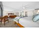 Large mirror in bedroom that makes the area feel spacious and open at 7600 Bayshore Dr # 1206, Treasure Island, FL 33706