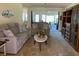 Comfortable living room with neutral tones and plenty of space at 776 Lakewood Dr, Palm Harbor, FL 34684