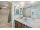 Bathroom with a single sink and shower at 9 Forbes Pl # 205, Dunedin, FL 34698
