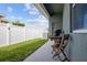 Patio featuring a peaceful outdoor seating area and fenced backyard at 14493 Promenade Pkwy, Odessa, FL 33556