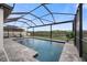 Inviting screened-in pool area with ample seating, perfect for relaxation and entertaining guests at 4108 Mellon Dr, Odessa, FL 33556