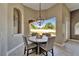 Bright dining area with backyard views and neutral paint at 607 Vintage Way, Brandon, FL 33511