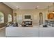 Open living area with neutral paint, tile floors, and lots of natural light at 607 Vintage Way, Brandon, FL 33511