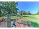 Beautiful golf course view featuring lush green fairways, mature trees and blue skies at 2113 Golf Manor Blvd, Valrico, FL 33596