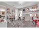 bedroom with bunkbed, soft carpeting, and ample storage space at 2165 Hollow Forest Ct, Wesley Chapel, FL 33543