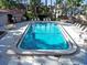 Inviting in-ground pool surrounded by ample seating, creating a perfect outdoor oasis for relaxation and leisure, in-ground pool at 2650 Countryside Blvd # C203, Clearwater, FL 33761
