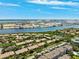 Wide aerial view of the community near the river with beautiful landscaping and scenic views at 501 Knights Run Ave # 5101, Tampa, FL 33602