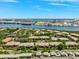 Scenic aerial view of the community with the river, industrial area and beautiful landscaping at 501 Knights Run Ave # 5101, Tampa, FL 33602
