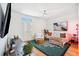 Bright living room with hardwood floors, doors to the outside, and modern decor at 501 Knights Run Ave # 5101, Tampa, FL 33602